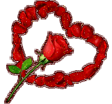coeur en rose